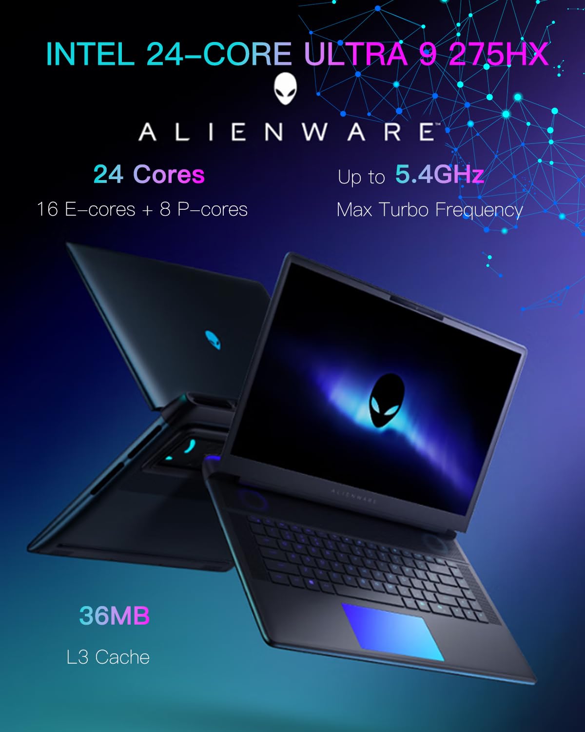 Alienware 16 Area-51 Laptop da Gioco - Intel 24-Core Ultra 9 275HX, NVIDIA RTX 5080, 16 Pollici 2.5K QHD+ 240Hz Display, 32GB DDR5, 2TB SSD, Tastiera retroilluminata RGB, Win 11 Pro, Office Pro