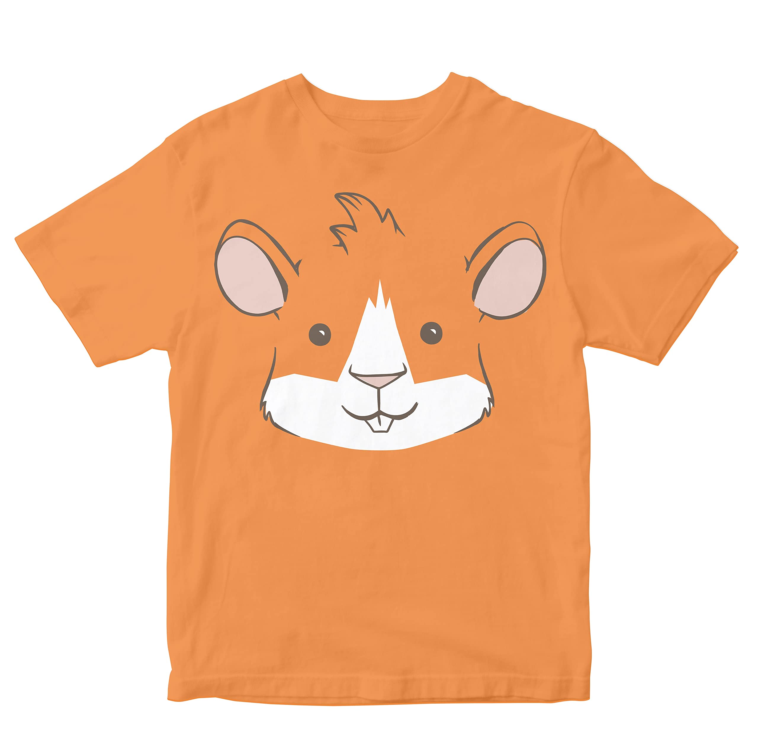 Heybroh Kids T-Shirt Cute Guinea Pig Face 100% Cotton Boy's Girl's Regular Fit Unisex T-Shirt