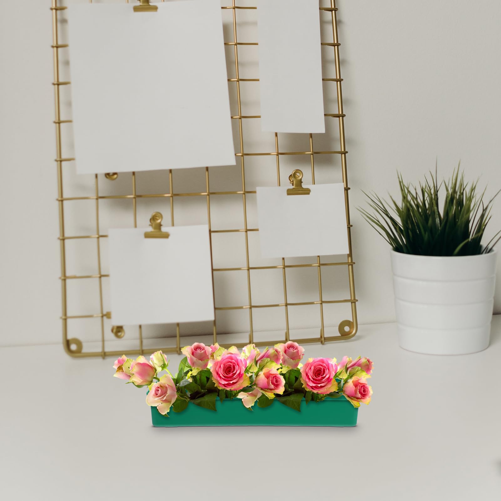 HANABASS 20 Pcs Arrangements Supplies Plastic Floral Foam Bowl Foam Container Florist Foam Tray for Party Wedding Festival