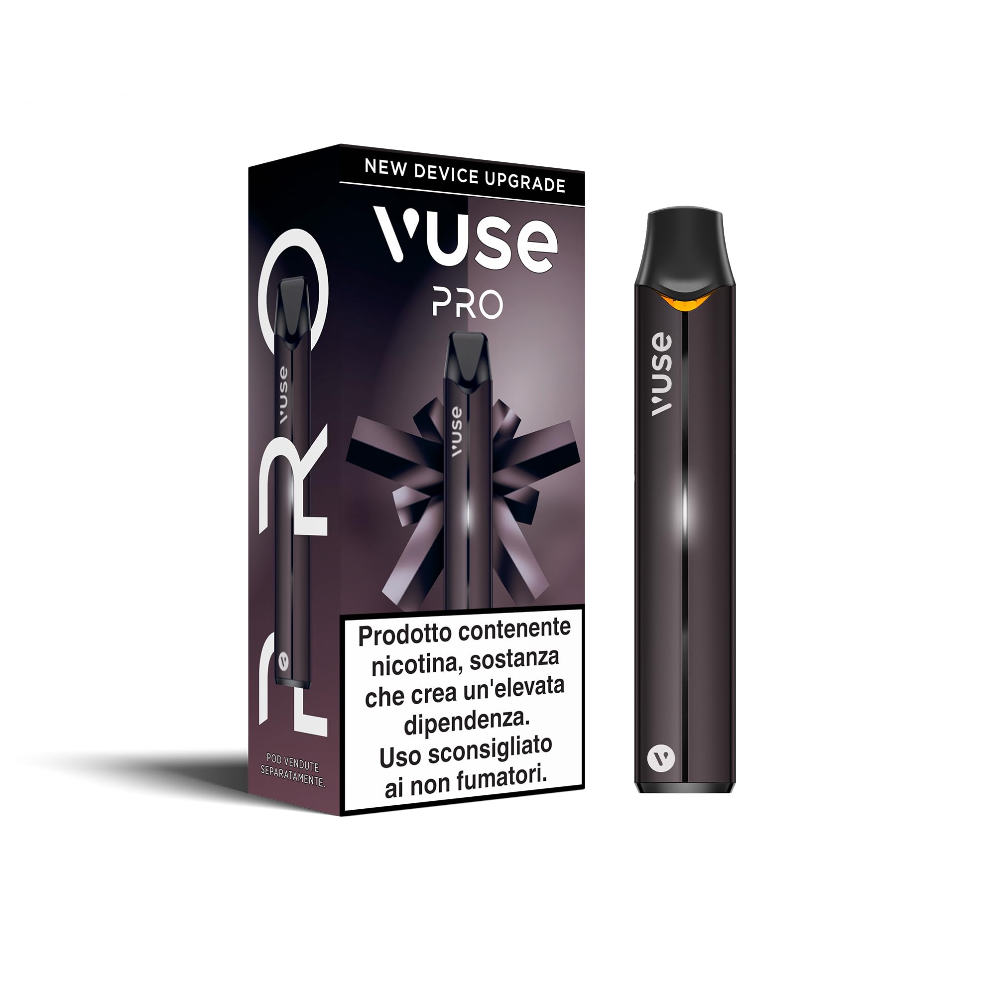 Sigaretta elettronica ricaricabile PRO Nera Pods non Incluse