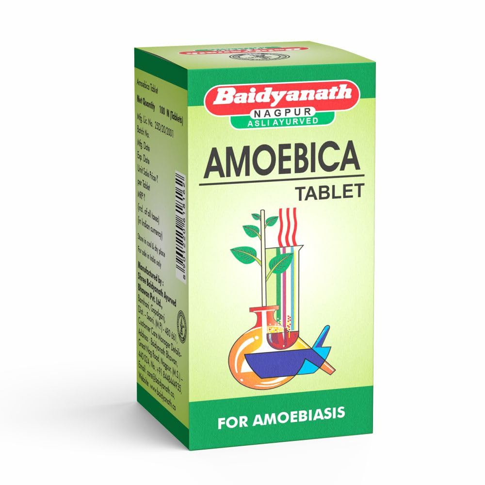 Baidyanath Amoebica I Ayurvedic Diarrhea Medicine I 740 g Pack of 1-100 Tab (B08S8PF2DJ) Amazon Price History, Amazon Price Tracker
