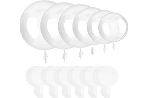 HKYOO 60 Pack Bobo Balloons Party Decoration