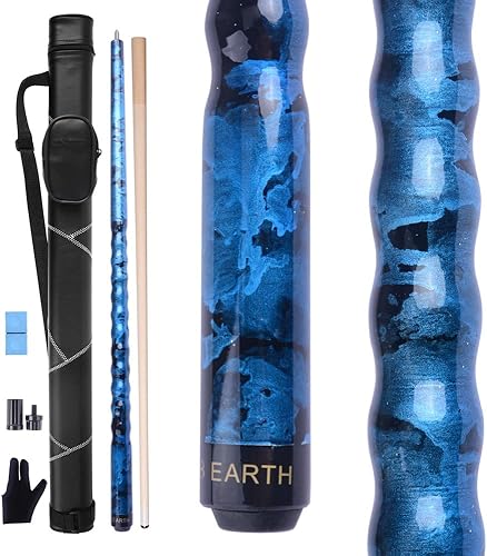 AB Earth Diseño ergonómico de punta de 0.512in de arce para billar con funda rígida disponible en Yaxa Colombia