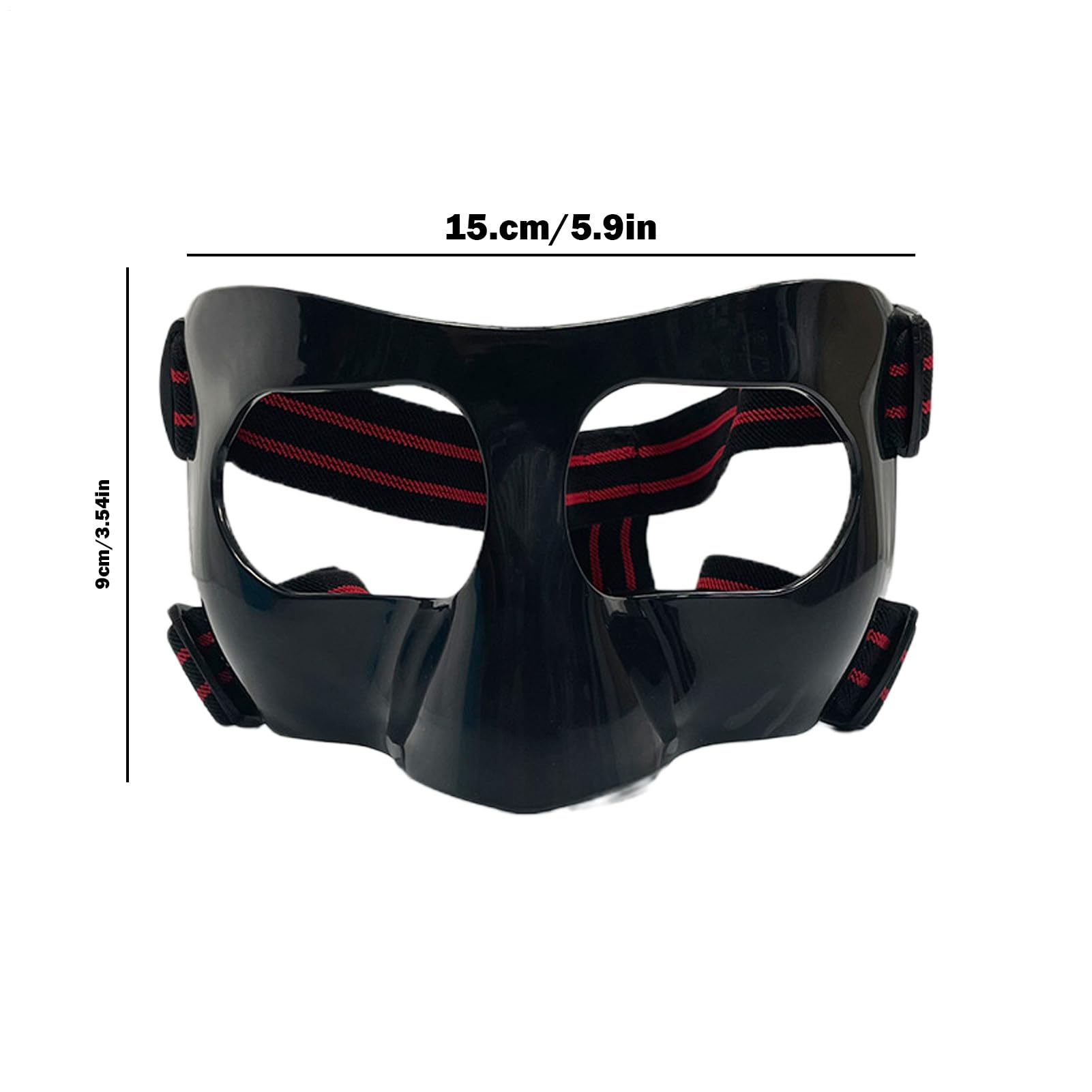 GLANSI Sports Training maskss, Basketball Face Shield, Adjustable Sport Face Shield, Broken Nose Face Guard for Football, Face Masque Guard for Adults and Teenagers, Suitable for Men and Women