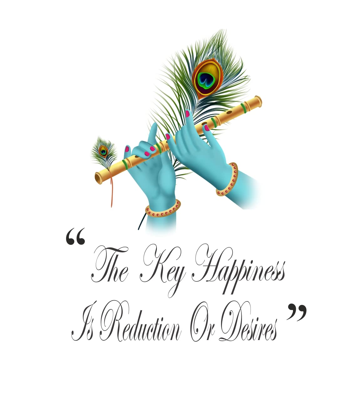 Akki World Krishna Love Quotes Wall Sticker for Living Room, Bedroom, Kids Rooom, Office (Size - 44 Cm X 90 Cm) (B0BYVXGKDB) Amazon Price History, Amazon Price Tracker