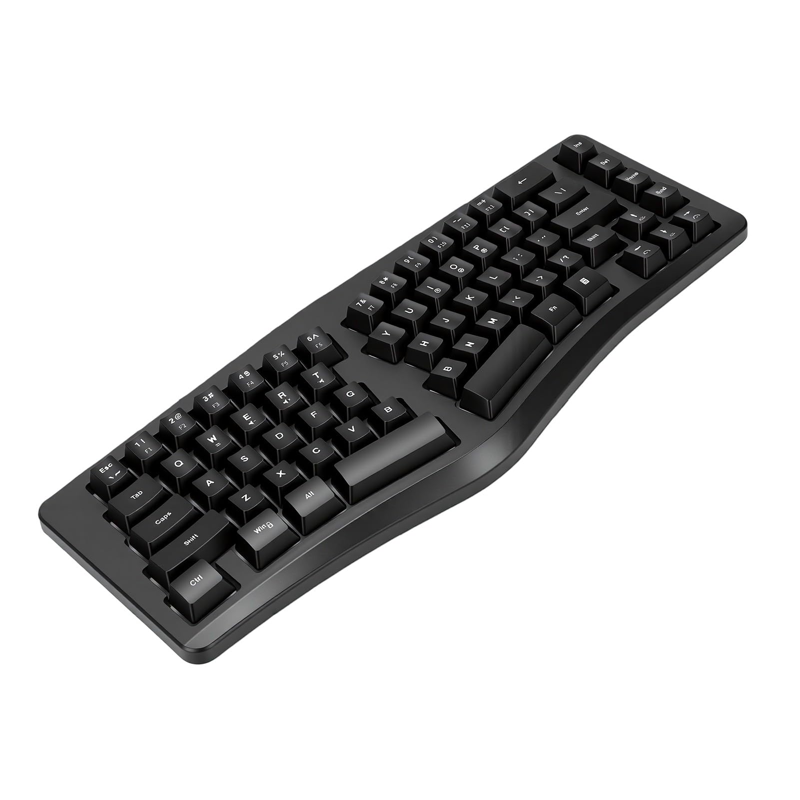 Tastiera Ergonomica Divisa 69 Tasti RGB Dinamico Cablato (BLACK)