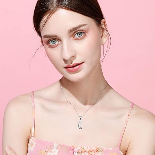 Miniatura 2 de Dijes personalizados para collar colgante con las 26 letras del alfabeto circonita cúbica plata esterlina S925