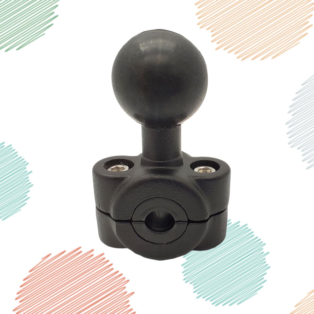 YARNOW 3 Pièces Support De Téléphone pour Rétroviseur Support Multifonctionnel De Rétroviseur De Montage GPS Gingembre Tête Sphérique Scooter