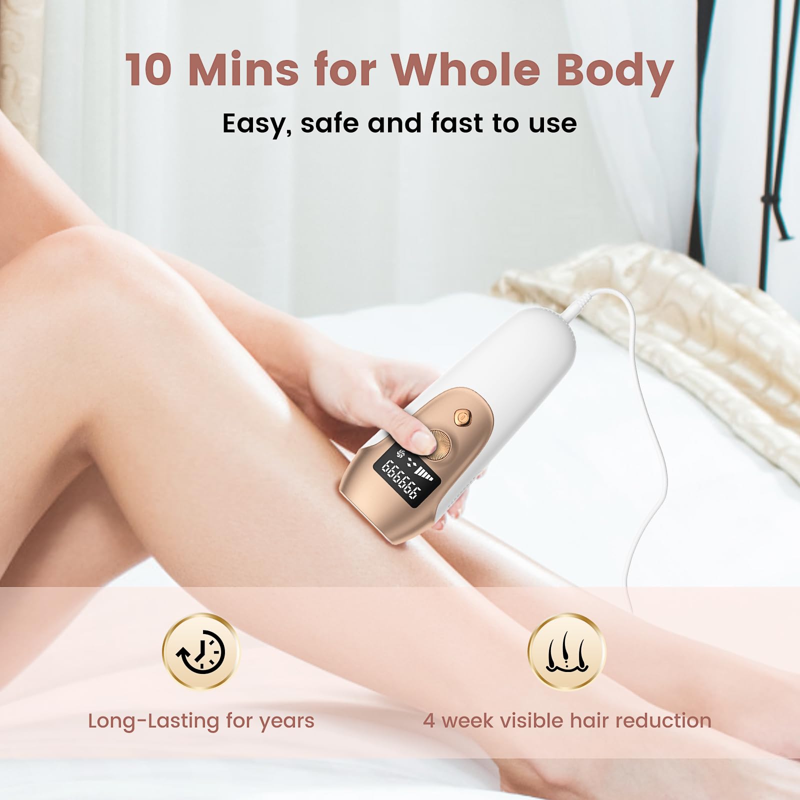 Amazon.com: FELOOW IPL Hair Removal Device,IPL Laser Hair Removal