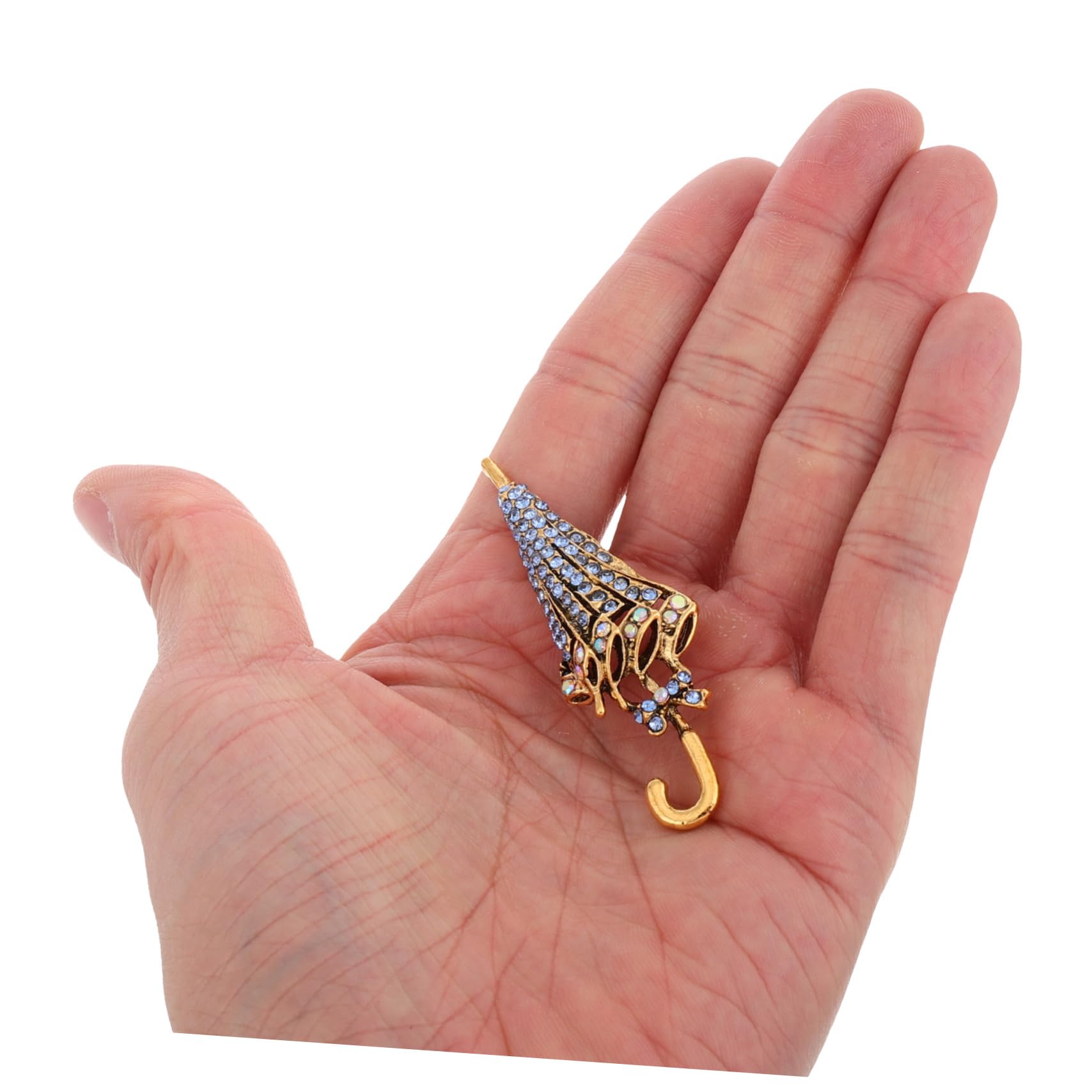 Broches Resistentes de Lujo para Solapa, con Forma única de Paraguas, para Mujer, Ideales para Vestir o como Bufanda. Moda versátil.