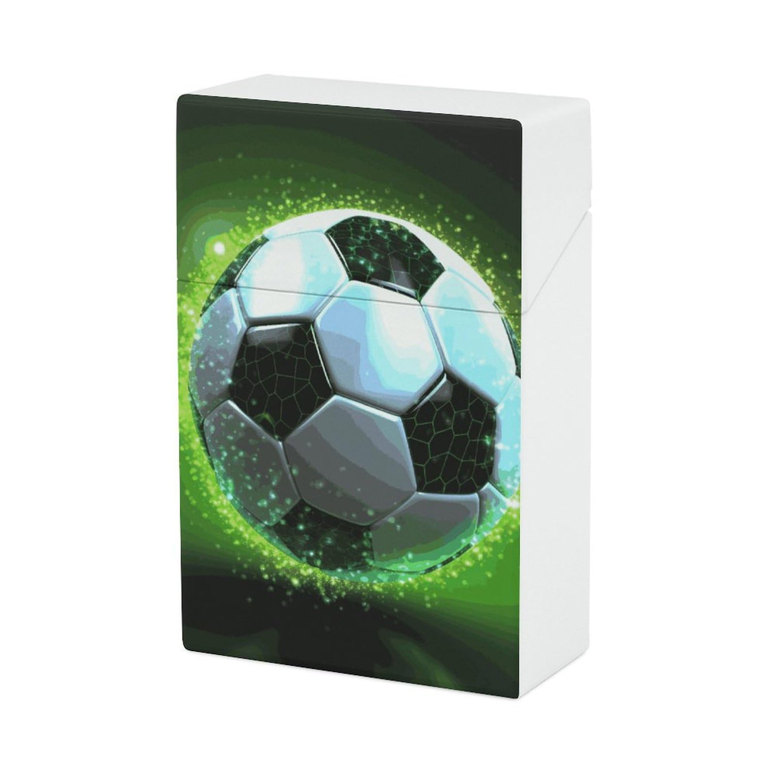 Amazon.com: Cool Soccer Ball Cigarette Case Portable Waterproof Cigarette  Box Plastic Normal Size Pocket Cigarette Box Holder Flip Open Storage Case  for Men Women : Health & Household