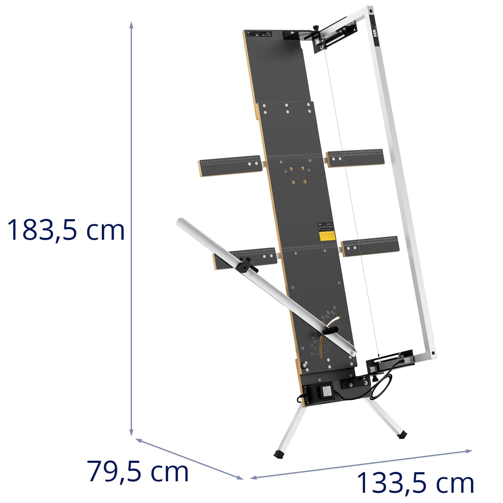 MSW Styroporschneider 200 W 1300 mm / 350 mm inkl. Draht Styroporschneidegerät Styrocutter Thermosäge