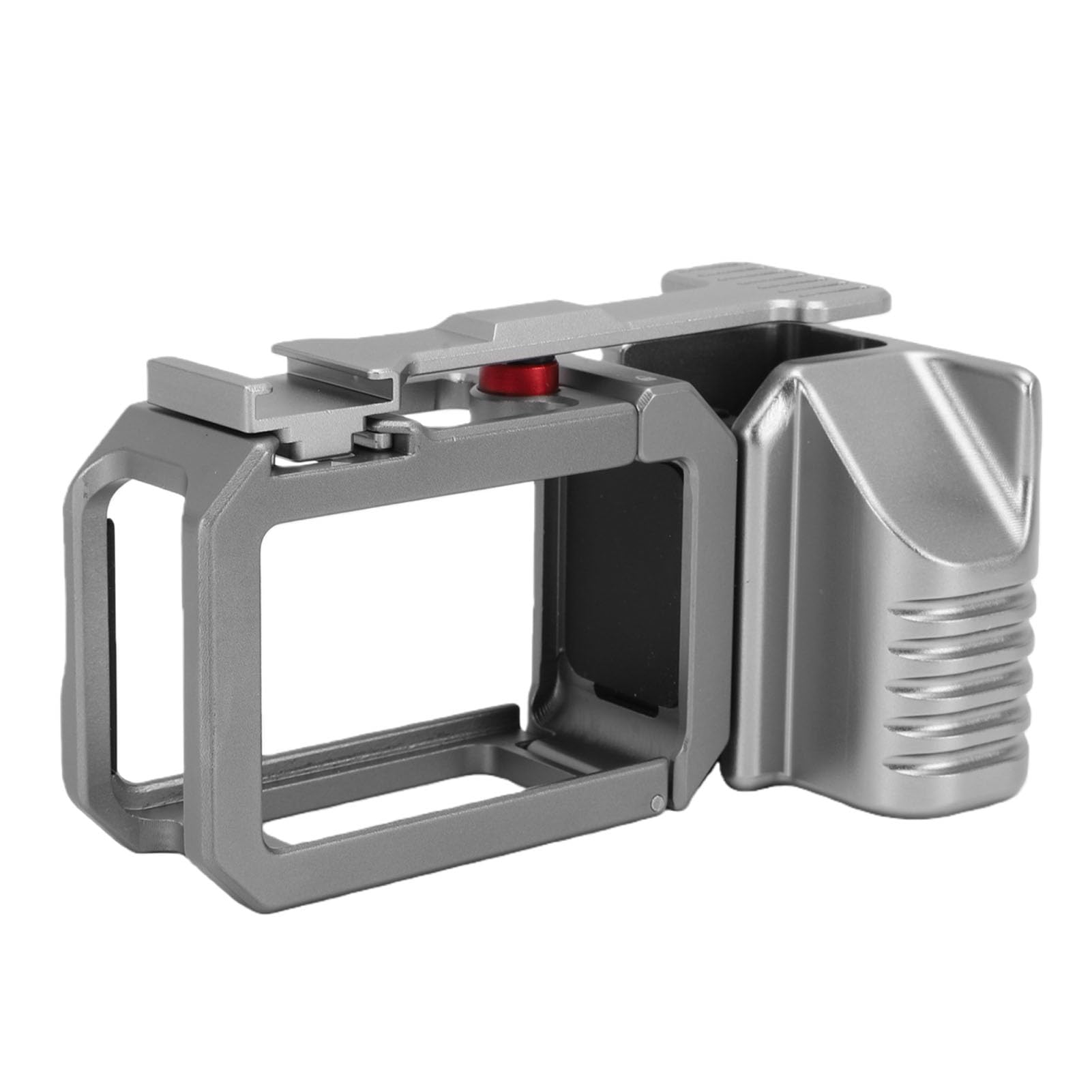 Generic Kit de Agarre para Cámara de Acción, Liberación Rápida Magnética sin Esfuerzo para Fotografía Callejera Dinámica ABS + Aleación de Aluminio + Silicona