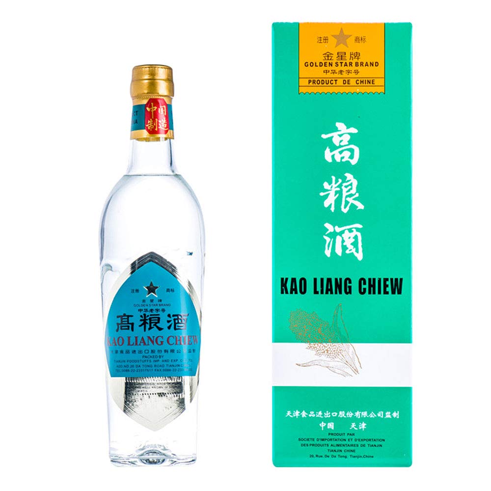 Golden Star Brand 62% Volumen Kao Liang Presidente Licor 500 ml