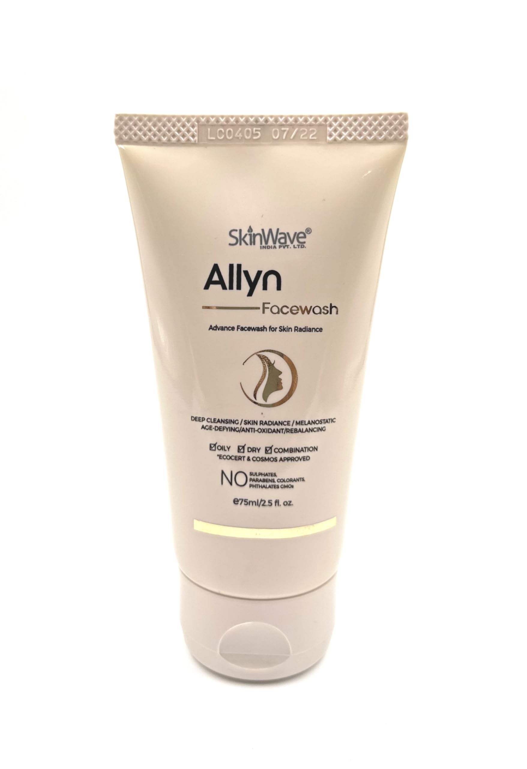 ALLYN Advance Facewash for Skin Radiance, 75gm, Skinwave