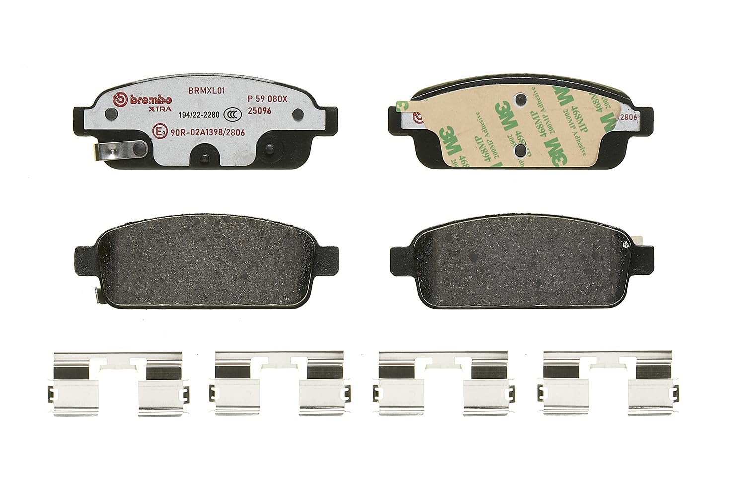 Zestaw Klocków Hamulcowych BREMBO P 59 080X tył