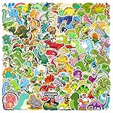 100PCS Cute Dinosaur Stickers, Cartoon Vinyl Sticker Water Bottle Stickers for Kids, for Stationery,