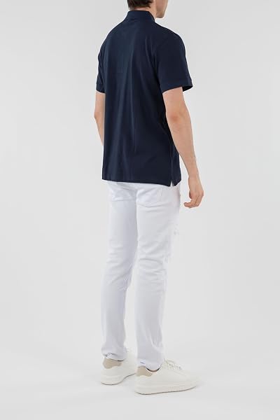 TONY BACKER Polo Uomo Manica Corta 100% Cotone Tinta Unita 8300 - 5