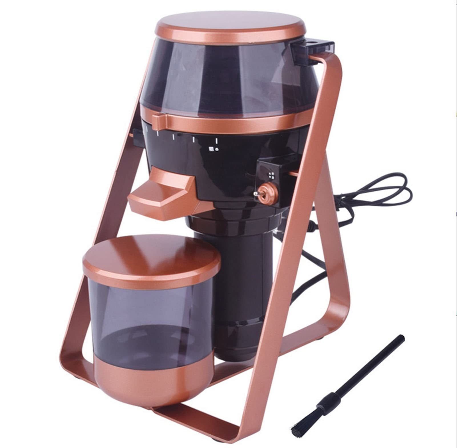 Macinacaffè A Macina Conica Macinacaffè Elettrico A Macine Con 5 Impostazioni Di Macinatura Fresa in Ceramica Conica Grande Tramoggia Per La Produzione Di Birra Di Precisione Chicchi Di Caffè Freschi
