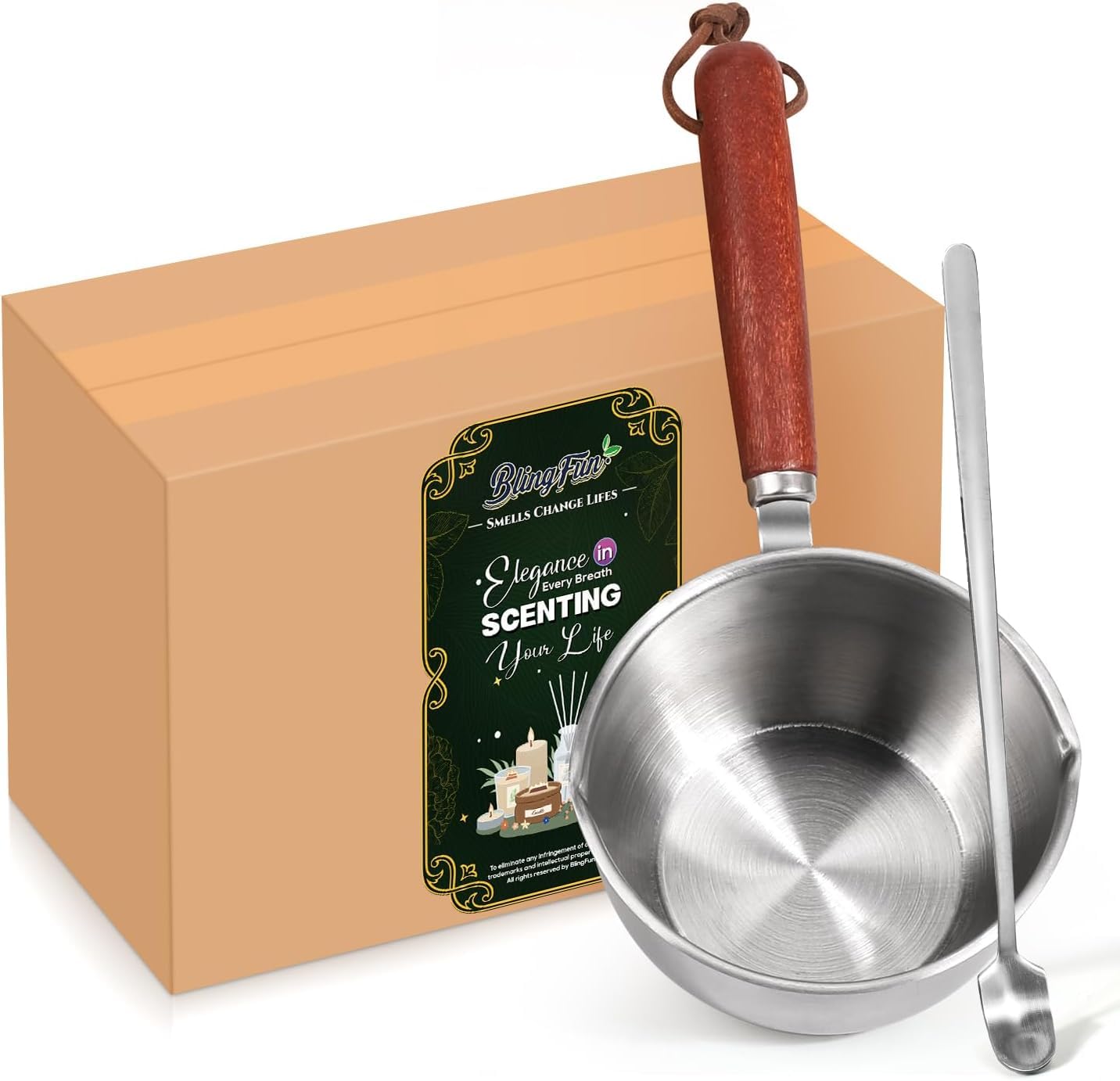 Double Boiler Set for Candle Making - Stainless Steel -8