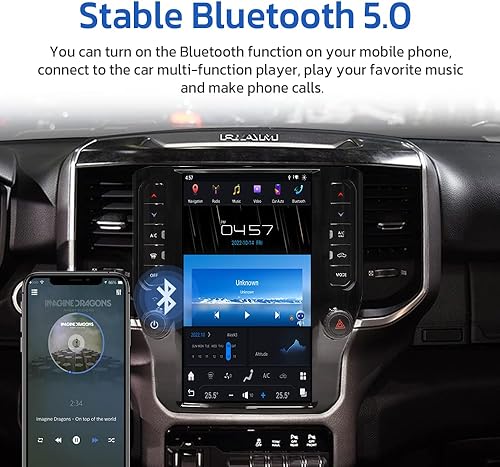 Miniatura 5 de aoonav Android 11 Snapdragon 665 Radio estéreo para coche Dodge Ram 2018 2019 2020 2021 Auto Audio 12.1 pulgadas Multimedia Video Player GPS