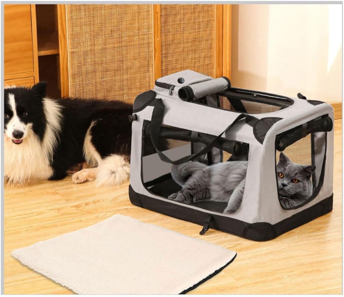 Gtzbcivペットケージ ペットハウス キャリーバッグ 大型犬 変形しない