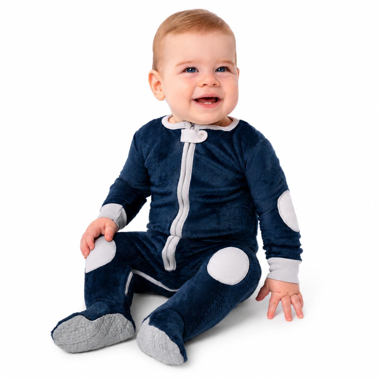 baby deedee Double Zipper Onesies, Sleepsie Cuddly Warm Footie Pajama