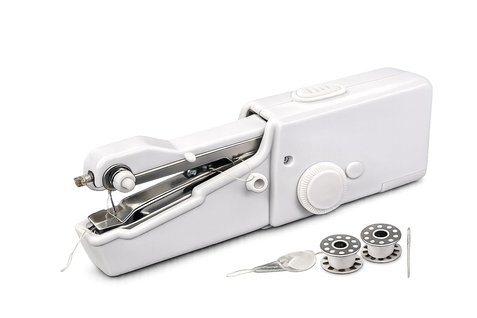 ZENITH Handy Stitch Mini Sewing Machine | Portable Handheld Silai Machine for Quick Stitching, Clothes Repair & DIY Craft | Manual Sewing Tool for Home Tailoring, Travel, Fabric Repair & Emergency Use-image-39