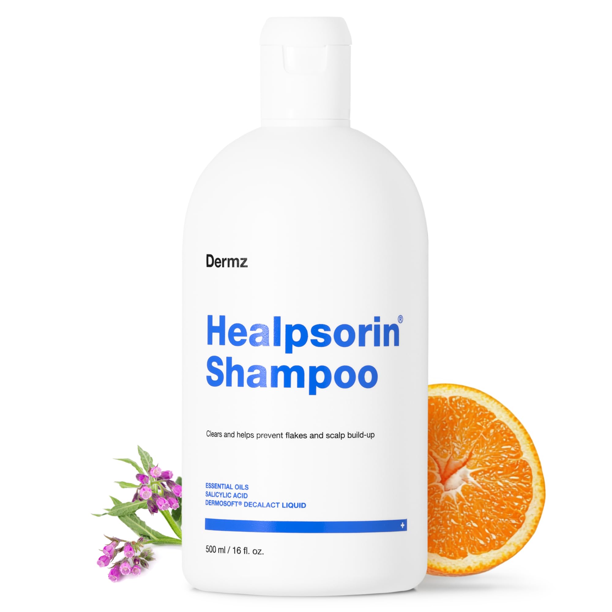 Healpsorin Psoriasis Anti Dandruff Shampoo. Flaky Scalp Psoriasis Treatment. Helps with Eczema, Dermatitis & Itchy Dry Scalp. Salicylic Acid Shampoo. Contains Dermosoft® 1%. 500ml