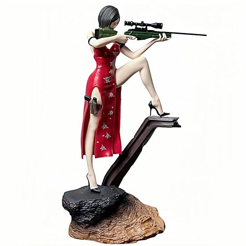 RUGNAIL Resident Evil (Leon) (Jill) (King Eddard) PVC Character Model Collectible Movie Characters 11 inch Gift Box Set (Ada·Wong) - Ada·wong