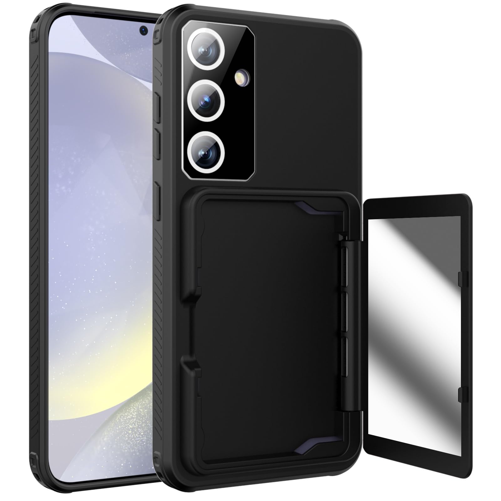 Protégez votre Samsung S24 Plus des chutes violentes avec cette coque portefeuille cachée - 7