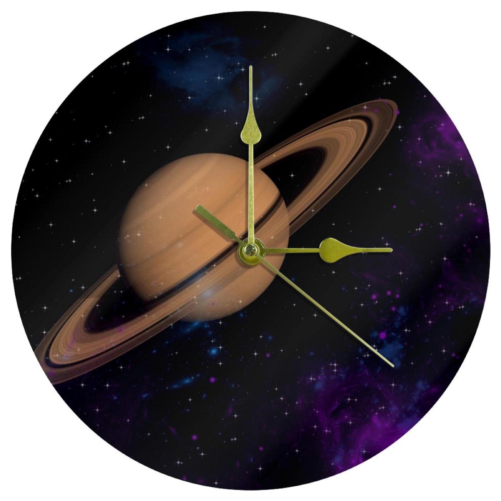 Horloge murale ronde décorative pour la maison et le bureau