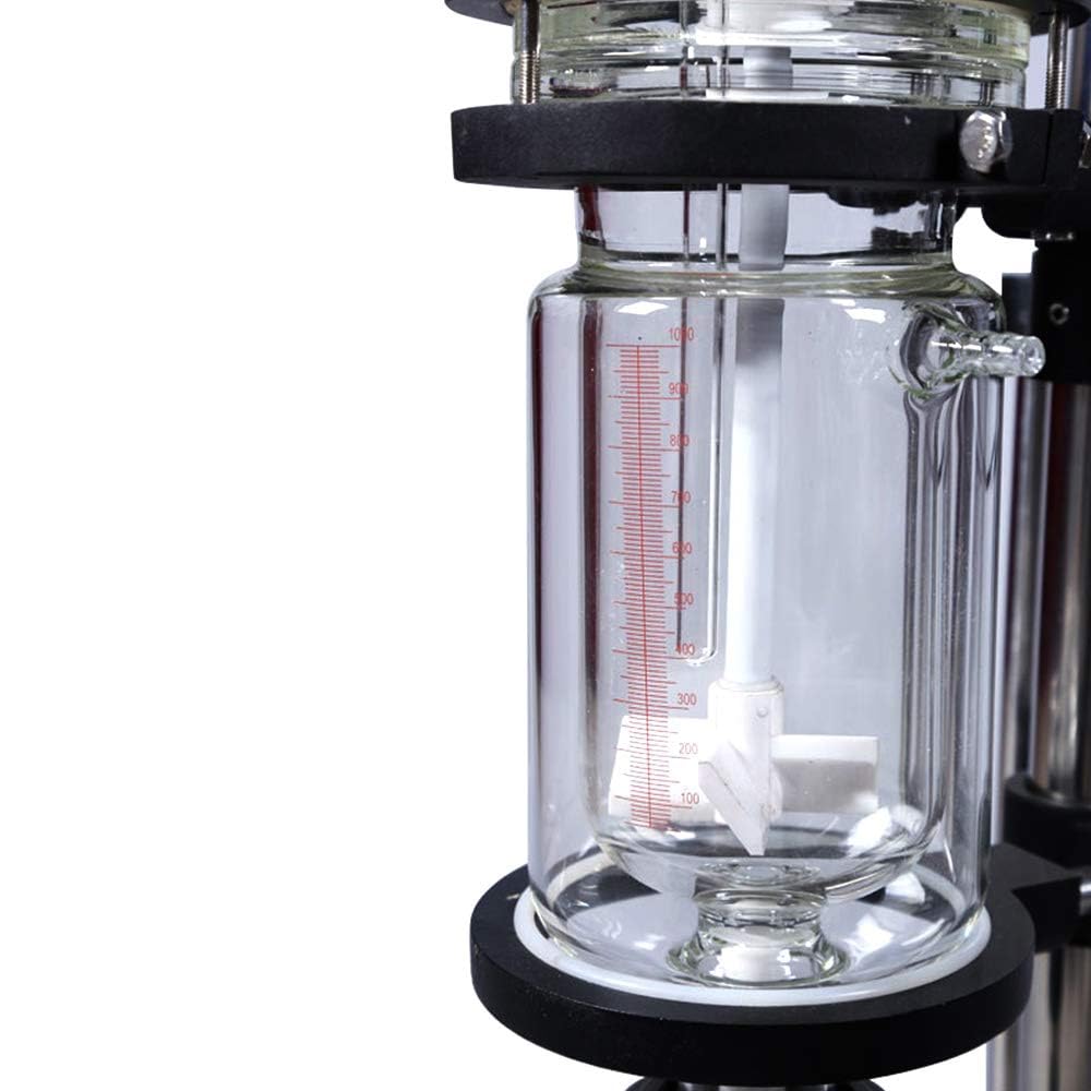Chemilabor - Reacciones químicas Reacciones Químicas Doble Capa Cylindrical 1L Glass Jacket Type Reactor Chemical Reaction Unit
