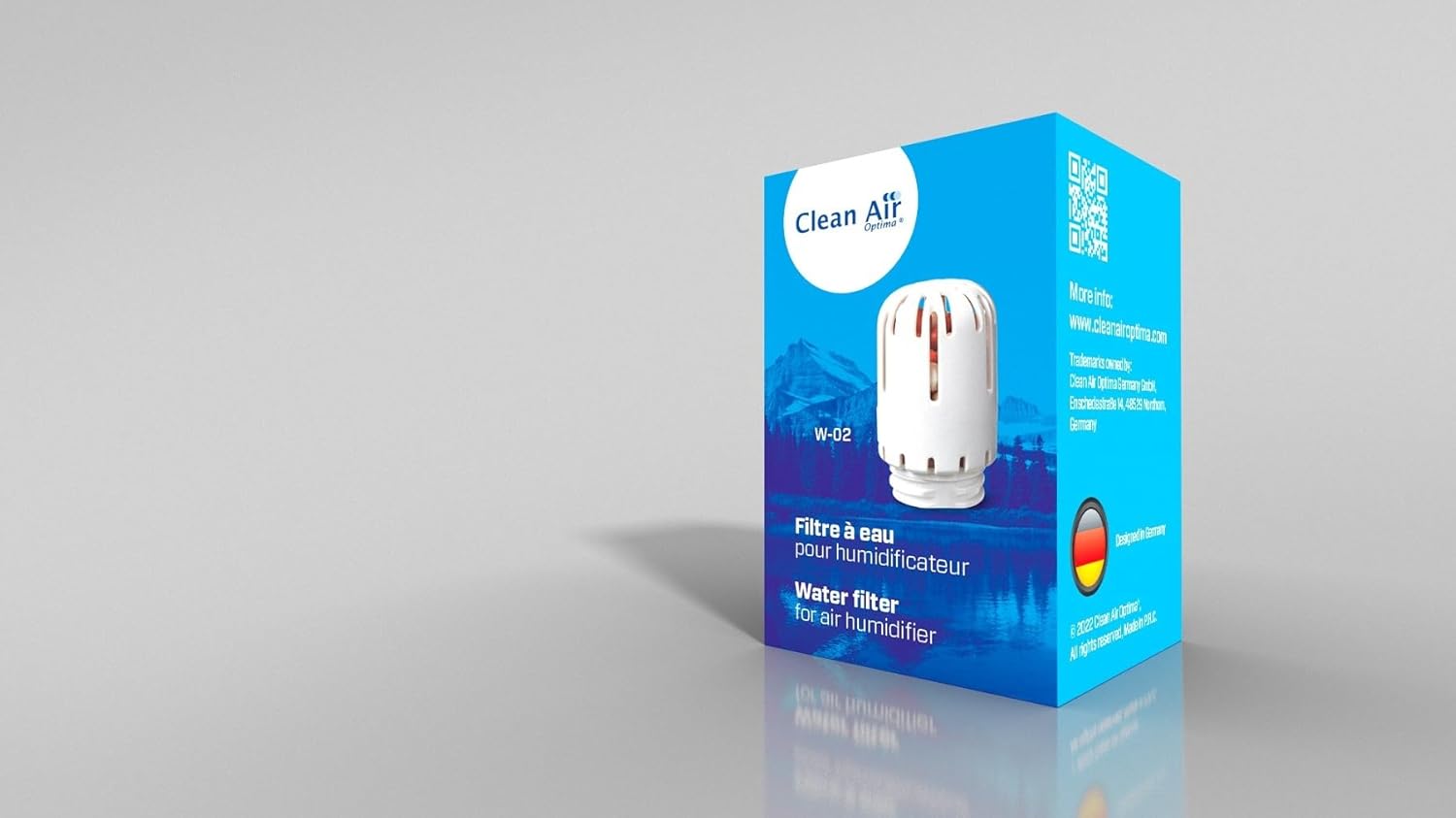 Clean Air Optima W-02 Water Filter packaging