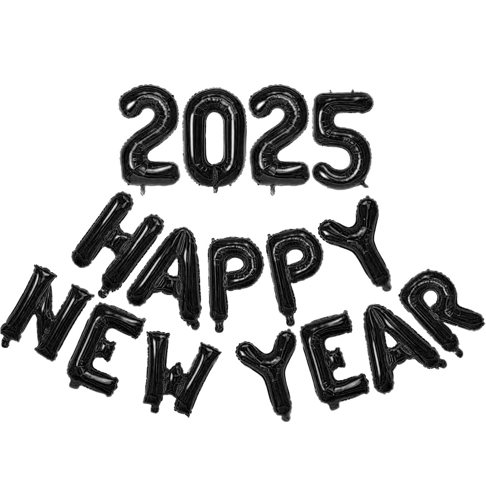 Amazon | BTZO 数字 バルーン 風船 2025 HAPPY NEW YEAR 飾り付け