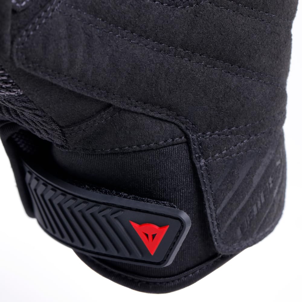 Dainese - Torino Gloves, Gants de Moto en Textile avec Protections des Articulations, Compatibilité Écrans Tactiles, Gants Moto pour Hommes, Noir