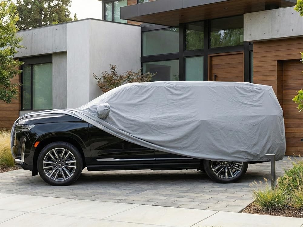 CarsCover Custom Fits for Cadillac Escalade (SWB) SUV Car Cover Heavy Duty All Weatherproof Ultrashield Wagon Covers