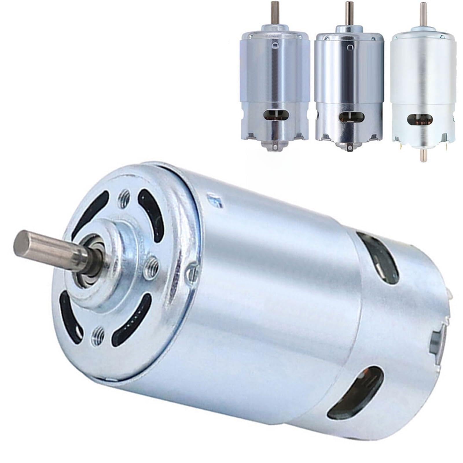 997 Motore a corrente continua 12 V-36 V 3000-18000 giri/min Micro motore a coppia elevata con doppio cuscinetto a sfere for utensili elettrici fai-da-te Giocattoli Trapano Sega Smerigliatrice Tornio | Motore(Type-C)