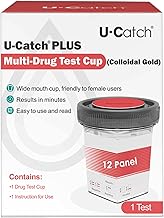 1 Pack-U-Catch Plus Multi-Drug Test Kit for All: 12 Panel Urine Test Cup Rapid Drug Test at Home for Marijuana(THC),AMP,BAR,BUP,BZO,COC,MDMA,MET,MOP,MTD,OXY,PCP