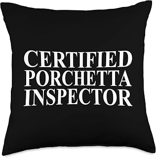 Porchetta Apparel | Funny Awesome Pork Lover Design Throw Pillow