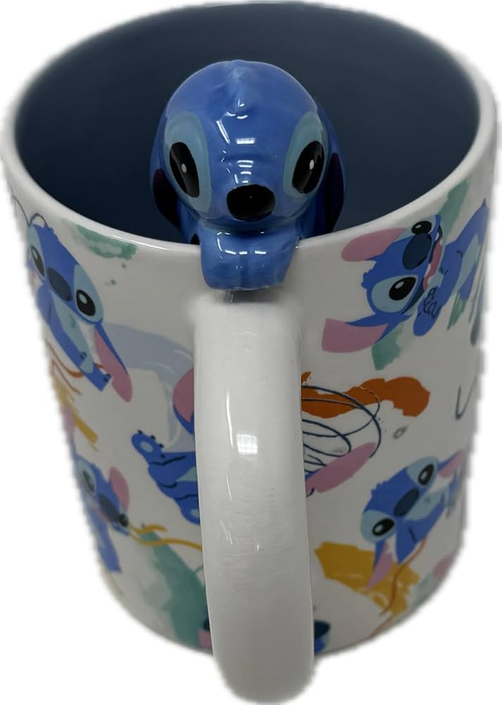 Amazon.com: Zrike Brands Stitch Ceramic Coffee Mug (Stitch Doodle