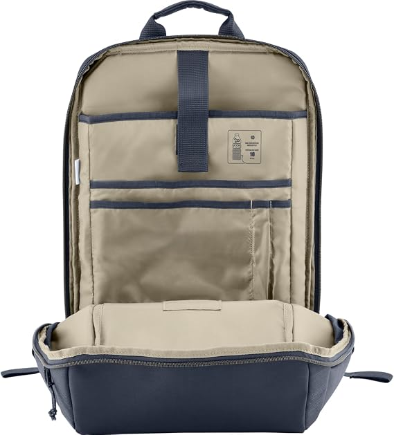 HP Laptop Backpack | for 15.6 Inch Laptops | Water Resistant | Unisex | Lockable Zippers | Reflective Material | RFID Compartment