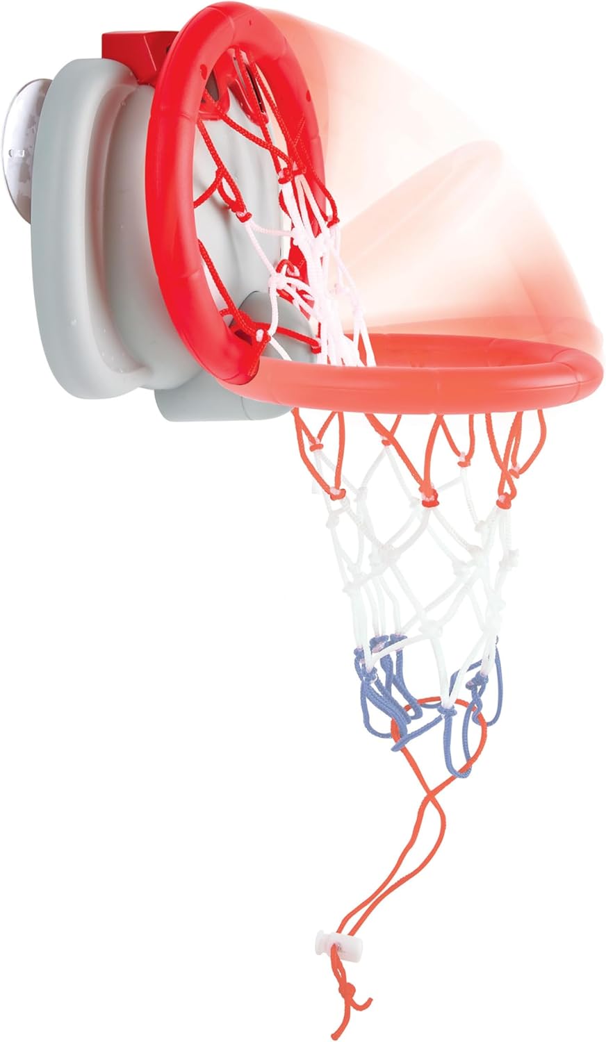 Hape Bath Time Basketball Elephant Pal | Bathtub Shooting Game, 1 Hoop with Suction Cups and 4 Balls, for Children 18 Months+