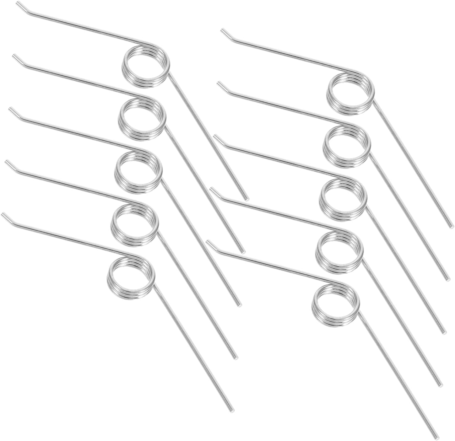 10pcs Trash Can Lid Torsional Spring Replacement Garbage Can Spring Parts for Easy Installation and Support Compatible Trash Bins