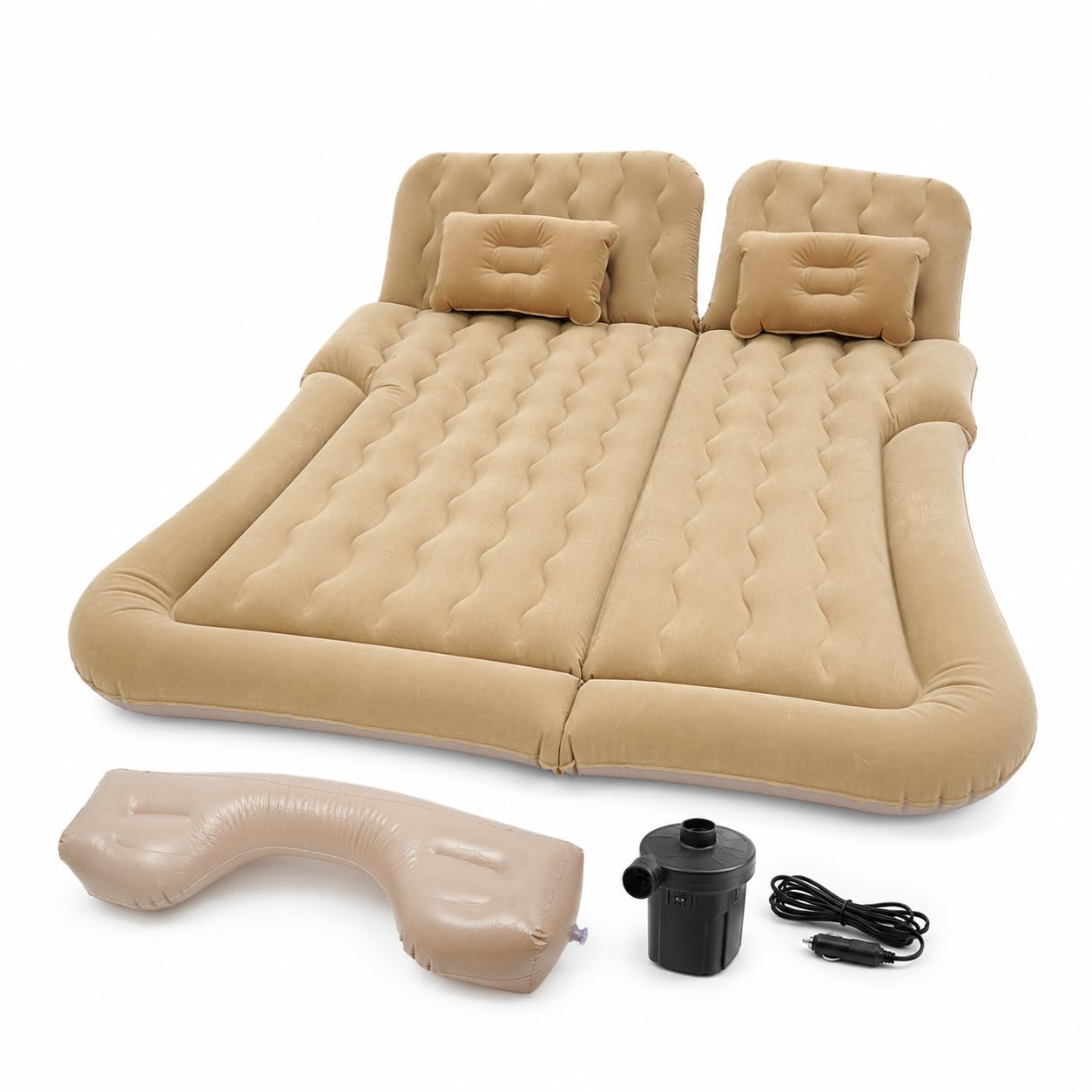Colchón hinchable para coche SUV con bomba de 12 V, cama para asiento trasero y camping