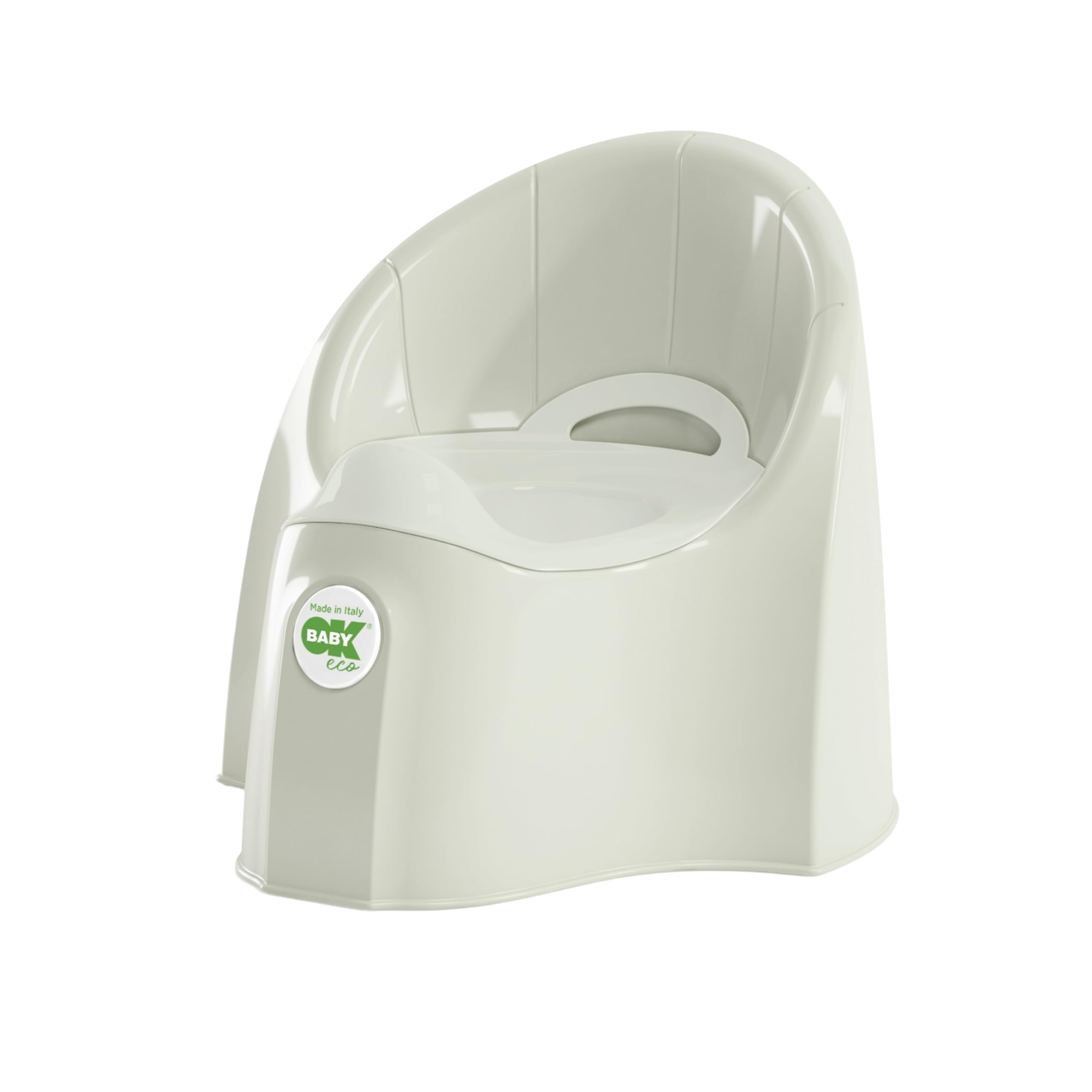 OKBABY ECO Pasha – Eco-Friendly Toddler Potty in Recycled Plastic with Anatomical Seat and Elevated Backrest