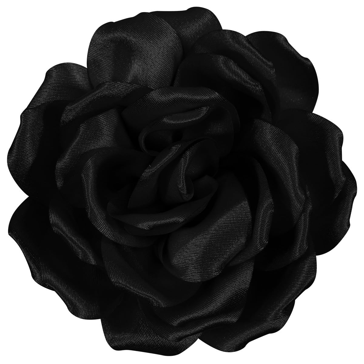 4.3" Red Rose Hair Clip Large Flower Brooches for Women | Charming Flowers Pins for Clothes | Turn Heads with Stylish Rose Hair Clip Flower Brooch Pin for Clothes & Clips for Woman