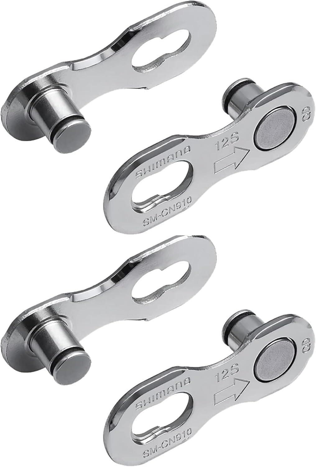 Shimano XTR Sm-Cn910-12 Quick Link Set Silver, 12 Speed/2 Pack | bike-chain