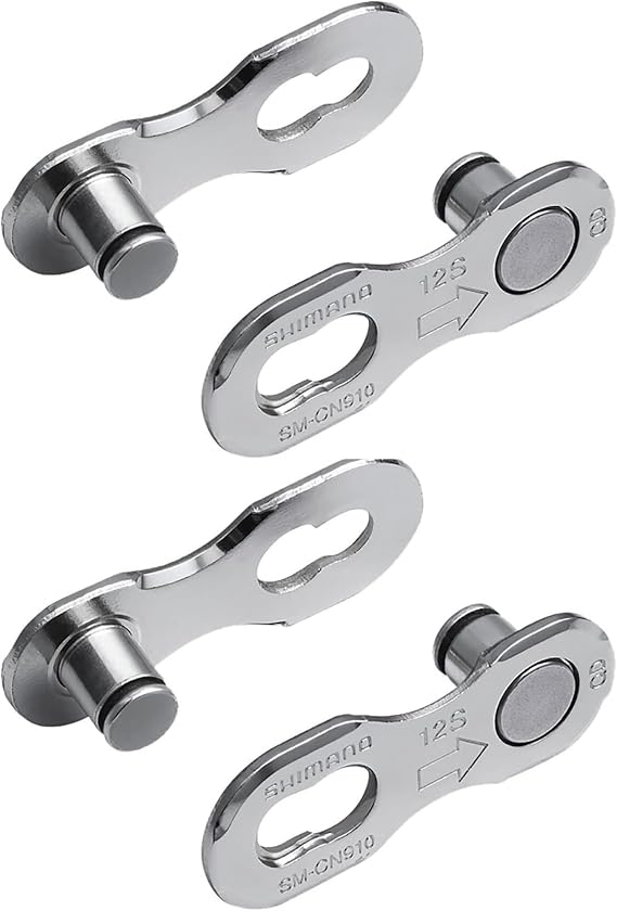 Shimano XTR Sm-Cn910-12 Quick Link Set Silver, 12 Speed/2 Pack
