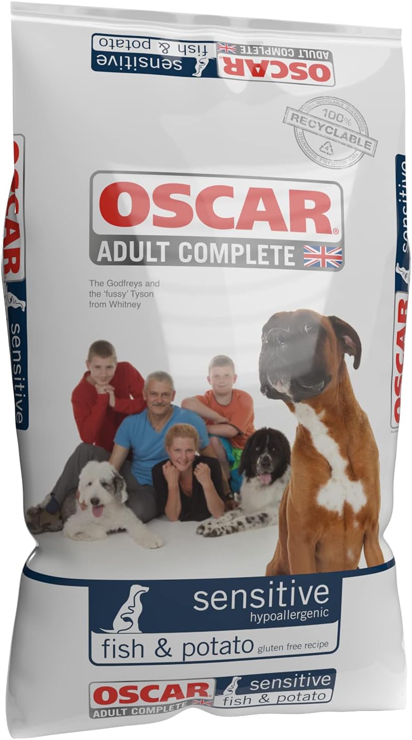 OSCAR Adult Sensitive 15kg Complete Dry Grain-Free Dog Food